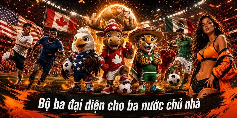 Bộ ba đại diện cho ba nước chủ nhà