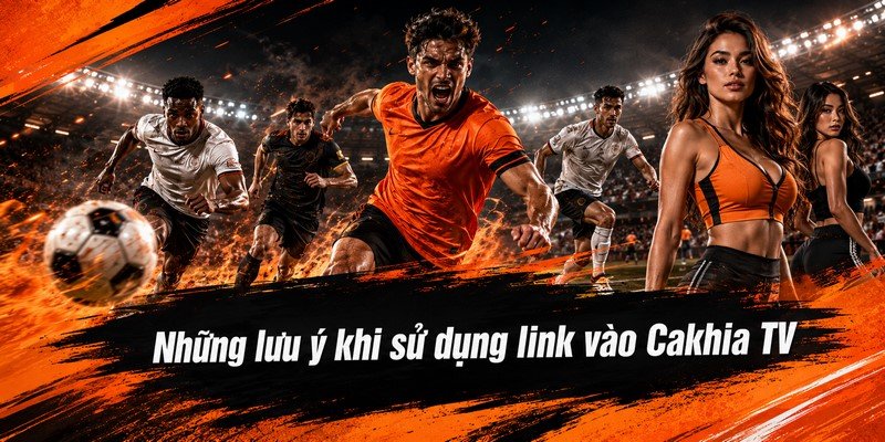 Những lưu ý khi sử dụng link vào Cakhia TV