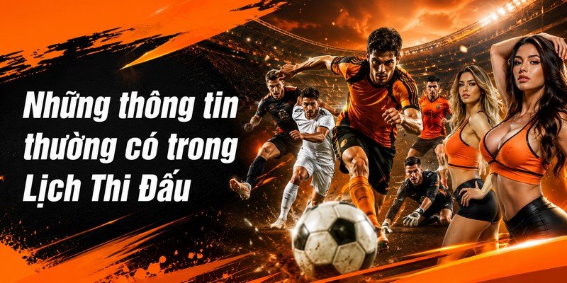 Những thông tin thường có trong Lịch Thi Đấu