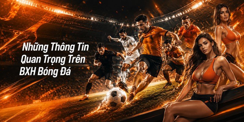 Những Thông Tin Quan Trọng Trên bảng xếp hạng  Bóng Đá