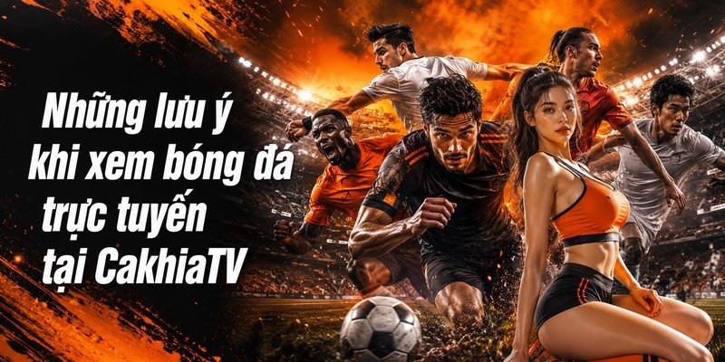 Những lưu ý khi xem bóng đá trực tuyến tại CakhiaTV
