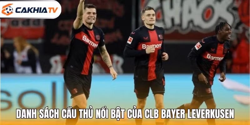 Danh sách cầu thủ nổi bật của CLB Bayer Leverkusen