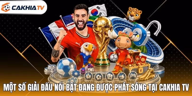 Một số giải đấu nổi bật đang được phát sóng tại Cakhia TV
