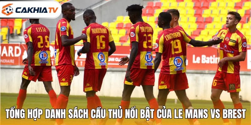 Tổng hợp danh sách cầu thủ nổi bật của Le Mans vs Brest